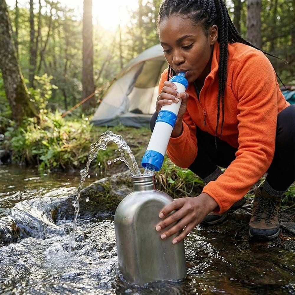 Water Purification Straw - Mini Filtro de Água em Canudo