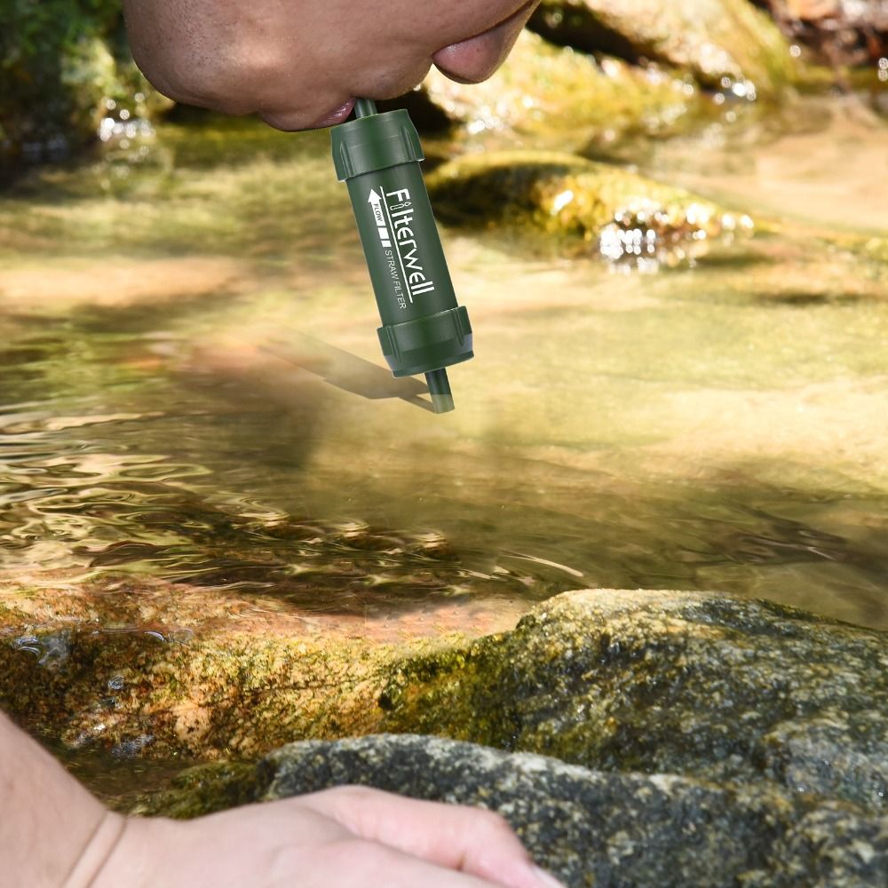 Water Purification Straw - Mini Filtro de Água Portátil: Canudo