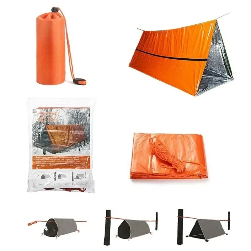 Kit de Tenda de Emergência par - Emergency Mylar Tent avaliação e preço