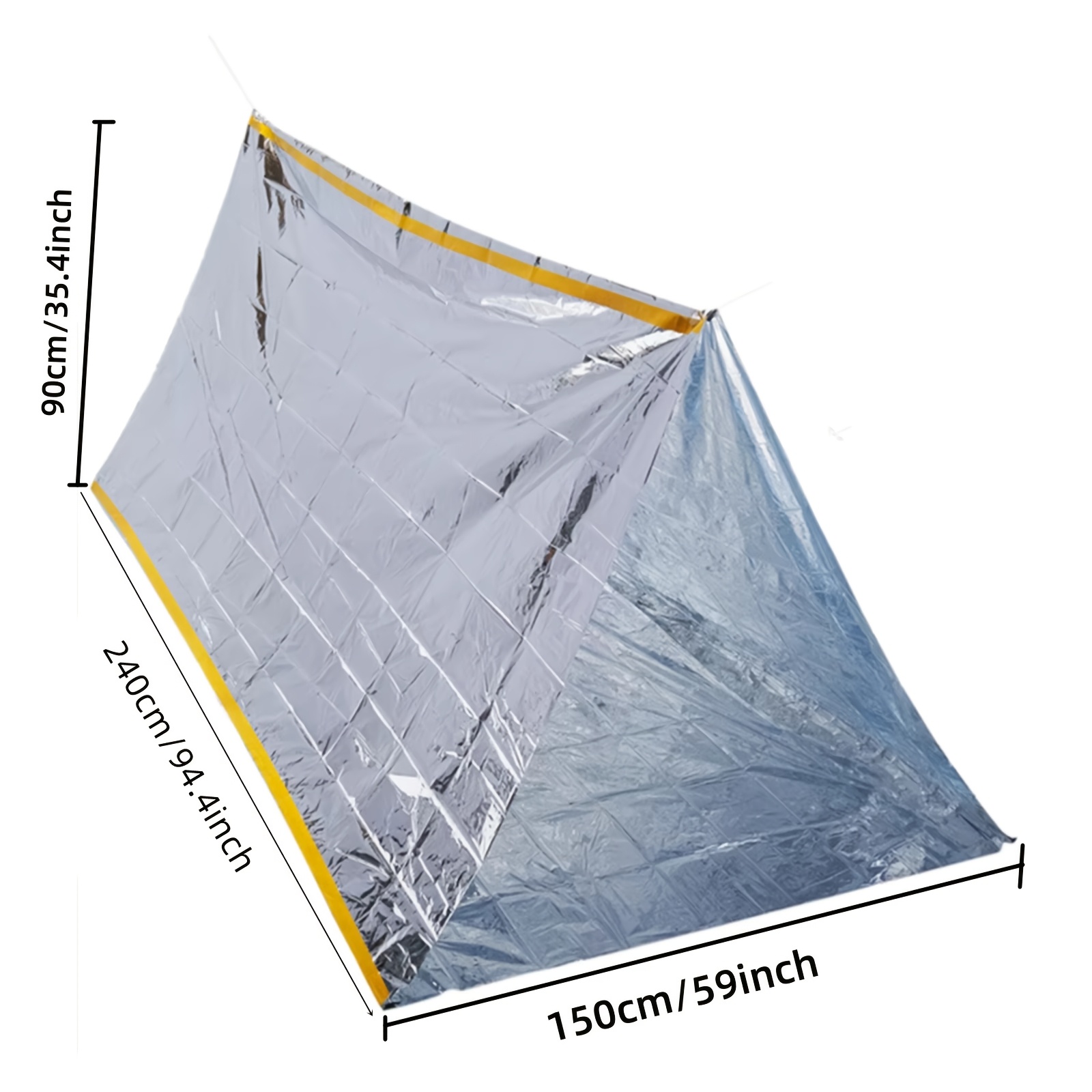 Tenda Térmica Compacta de Emer - Emergency Mylar Tent avaliação e preço