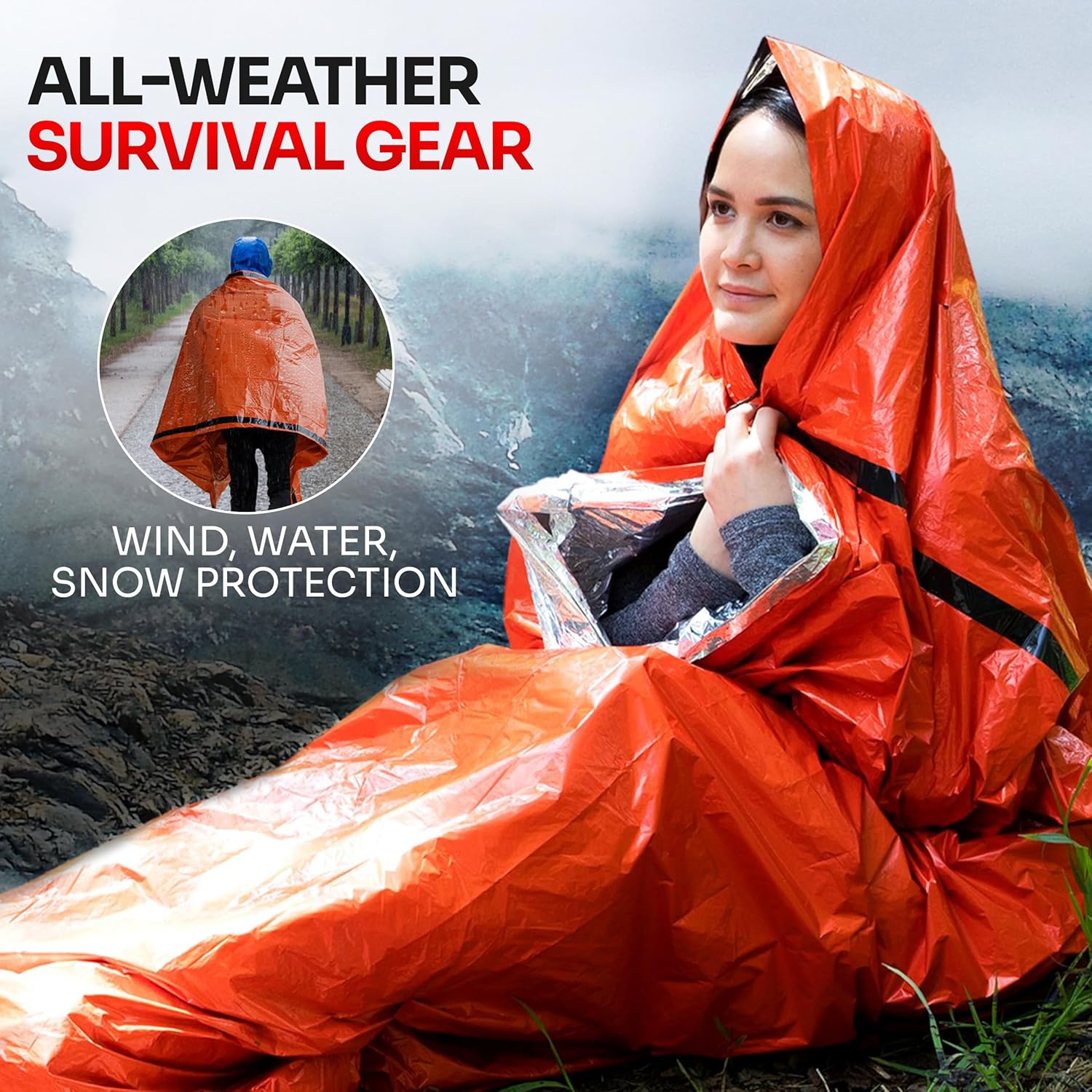 Saco de Dormir de Emergência p - Emergency Mylar Tent avaliação e preço